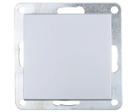 LK80 Выключатель 1-кл серебристый металлик 840103-1