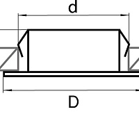 Светильник встраиваемый 003131 MOBILED 3,5W ЗЕЛЕНАЯ БРОНЗА