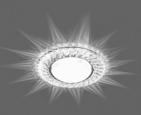 Светильник с подсветкой GX53 CD4021 15W 4000К прозрачный хром