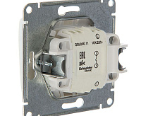 GLOSSA Выключатель 1-кл с подсветкой беж GSL000213