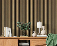 Панели 3D RAIL EAST из вспененного полистирола Галс 2700х120х12 мм Клен