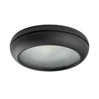 Светильник встраиваемый 011277 PIANO MINI MR16 IP54 ЧЕРНЫЙ МАТОВЫЙ