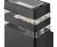 Настенный светильник TECHNO 2xE27 IP65 черный düwi 24395 3