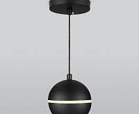 Подвесной LED светильник DLS023 9W черный сн/пр