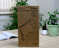 Настольная лампа на струбцине DE1430 белый