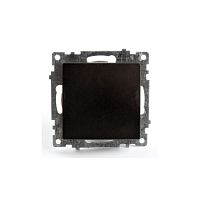 Катрин Переключатель 1-кл черный GLS10-7105-05