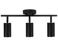 Светильник настенно-потолочный под лампу PCL 0403 3*GU10 BL черный IP20