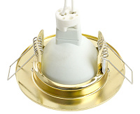 Светильник встраиваемый GU5.3 MR16 DL10 золото
