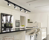 Коннектор для подвесных трековых светильников, черный LD1015