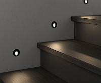 Подсветка для лестниц MRL LED 1101 Черный сн/пр