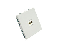 Эмили Розетка HDMI 2.0 Type A  белый фарфор, RST00-5118-01