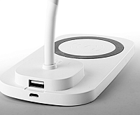 Настольная лампа PTL 2101-WH PHONE CHARGER/USB 6w 3000-6500K IP20 Jazzway