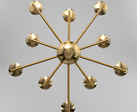 Люстра 60150/10 латунь