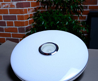 Светильник светодиодный "MUSIC" RGB 40W R-APP-330-WHITE/CHROME-220-IP20