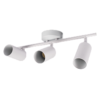 Светильник настенно-потолочный под лампу PCL 0403 3*GU10 WH белый IP20