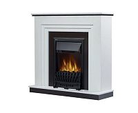 Каминокомплект:Очаг Electrolux Classic EFP/P-1020LS, портал Grado Classic белый, черный