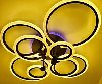 Люстра светодиодная 3009/8 BK+RGB