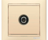 Valena Розетка ТV проходная сл кость  774331