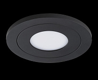 Светильник встраиваемый 212177 LEDDY CYL 3W 3000К ЧЕРНЫЙ