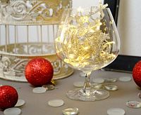 Гирлянда 70LED теплый белый 4W IP20 шнур 1,4м 0,15мм CL14 26803 сн/пр