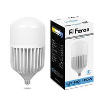 Лампа светодиодная T160 100W Е27-E40 6400K LB-65 (Feron)