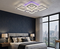 Люстра светодиодная 1980/6 WT+RGB