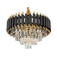 Люстра Е-СВЕТ (Л)) 99005-550 Н1+J3 черный/золото