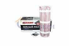 Тёплый пол (нагревательный мат) REXANT Classic RNX -8,0-1200 (площадь 8,0 м2 (0,5 х 16,0 м)), 1200 Вт, двухжильный с экраном