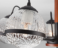 Люстра 70081/5 черный сн/пр