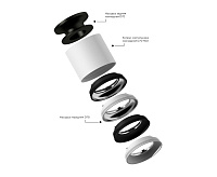 Насадка для светильника D70mm N7003 PSL серебро полирован сн/пр