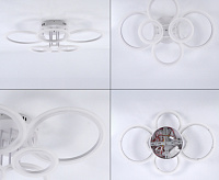 Люстра светодиодная "EUROPA" 80W 6R-IRC-675/480/175 White/White-220-IP20