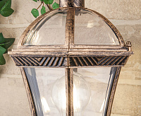 Светильник уличный Capella черное золото