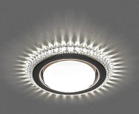 Светильник с подстветкой GX53 CD4036 15W 4000К прозрачный хром сн/пр