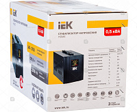 Стабилизатор напряжения HOME CHP1/220  0.5кВА переносной ИЭК IVS20-1-00500