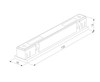 Brass Line Коннектор прямой латунь 85008/00
