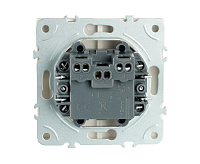 Эмили Выключатель 2кл самовозвратный, белый фарфор, RSW10-5113-01