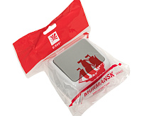 Выключатель EKF EFV10-021-30-54 1-клавишный 10А серый 