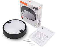 Накладной светильник PBH - PC8-RA 18W 4000K черный IP65  Jazzway