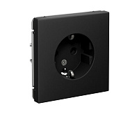 ArtGallery Розетка 1-я с/з карбон GAL001043