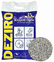 Жидкие обои Deziro 1кг ZR06-1000 оттенок серого