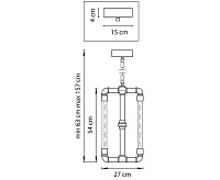 Люстра светодиодная 740044 CONDETTA латунь сн/пр