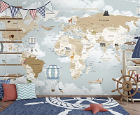 Фотообои DS 3D KID-125 (DL-001 песок) 4*2,7