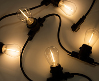 Гирлянда ламповая PBL-S40/L24+1.5 Black E27 IP65 JAZZway