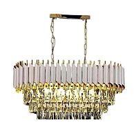 Люстра E-SVET (LB) 99001-750*350TY В5+J3 белый/золото