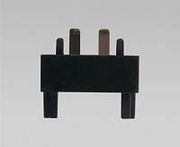 Flat Magnetic Коннектор для четырёхстороннего соединителя накладного шинопровода чёрный