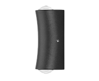 Настенный светодиодный светильник NUOVO 3000К IP54 черный düwi 24347 2