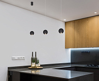 Подвесной LED светильник 50215/1 черный сн/пр