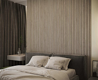 Панель МДФ 3D Line Modern L03 Ель серебристая 2750*160*19мм