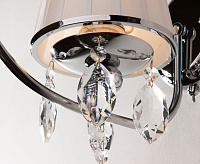 Бра 10021/1 хром/прозрачный хрусталь сн/пр