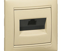 Valena Розетка компьютерная RJ45 сл кость 774138